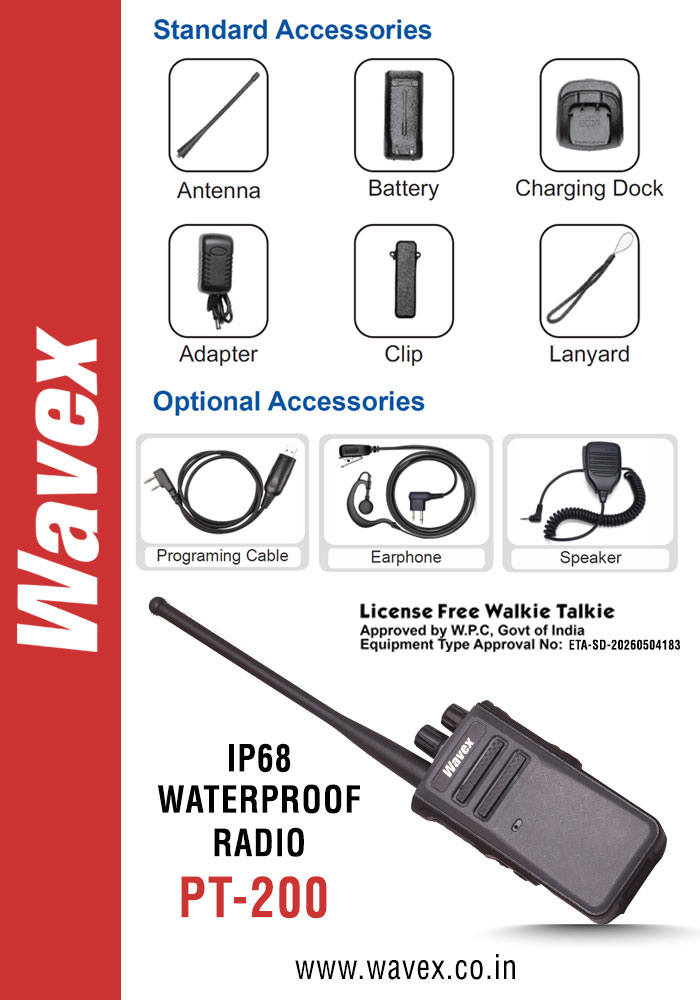 Long Range License Free Walkie Talkie Suppliers Dealers Distributors in India Delhi Punjab Gurugram Haryana