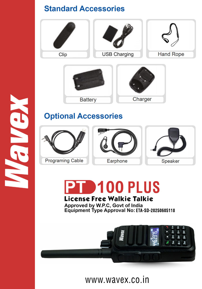 Long Range License Free Walkie Talkie Suppliers Dealers Distributors in India Delhi Punjab Gurugram Haryana